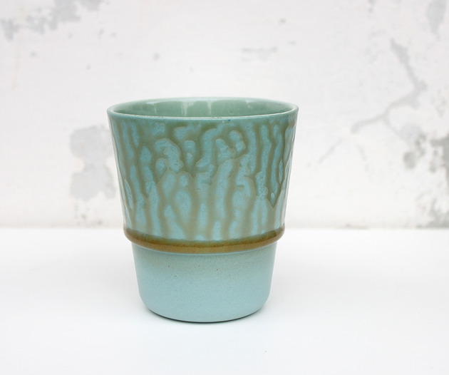 kubki Kubek Matcha [szkliwo z zielonej herbaty+kamionka]