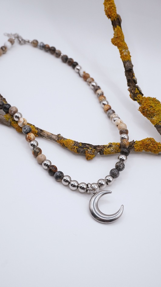 kolie Naszyjnik Opal