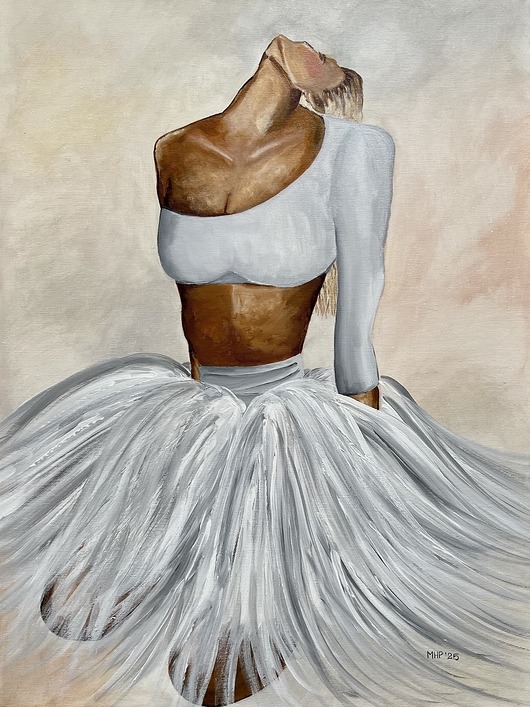 obrazy Spokojnie (praca z cyklu "Madison. Namalowałam piosenki")