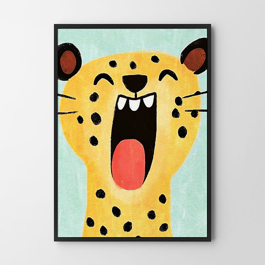 plakaty Plakat Ryk Lamparta