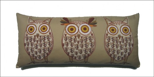 Poduszka dekoracyjna z sowami 30x65 cm  Gaul Designs