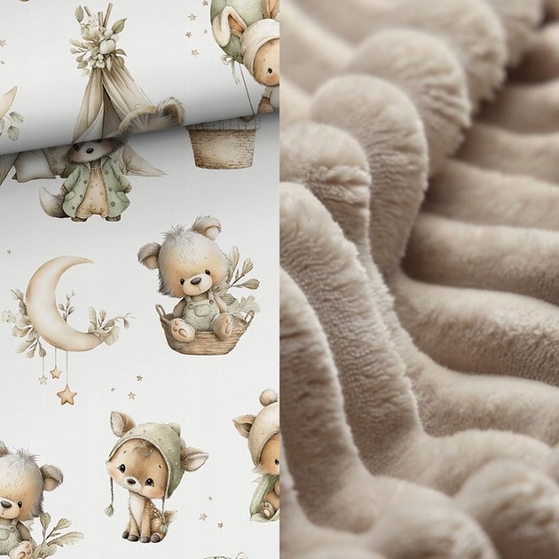 kocyki, kołderki, pościel dla dzieci WYJĄTKOWY koc _ narzuta _ zwierzątka _ 155x200 cm