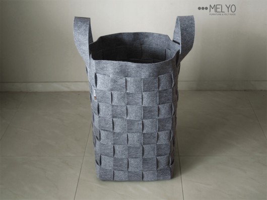 Kosz OLEE grey melyo