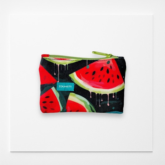 akcesoria różne Portfelik mini - arbuzy czerwone