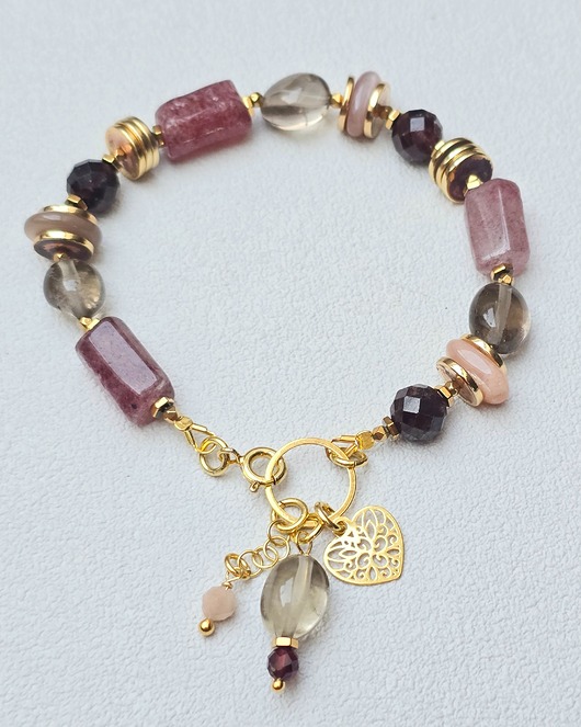 bransoletki z kamieni naturalnych Bransoletka Mokka