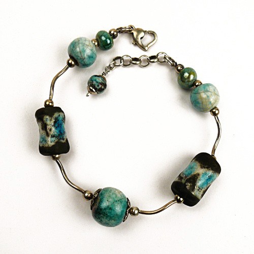 Bransoletka &quot;raku&quot; bluefrog