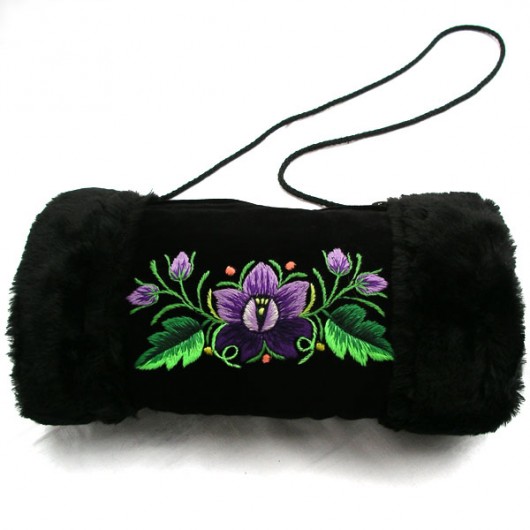 Vintage Style Hand Muff/Warmer (embroidered) na ludowo