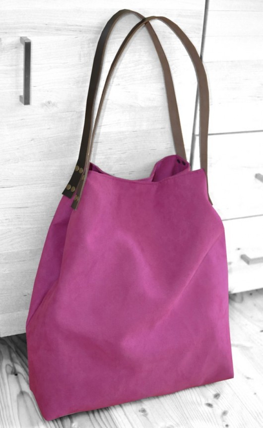 torby na ramię Torba tote XXL - fuksja
