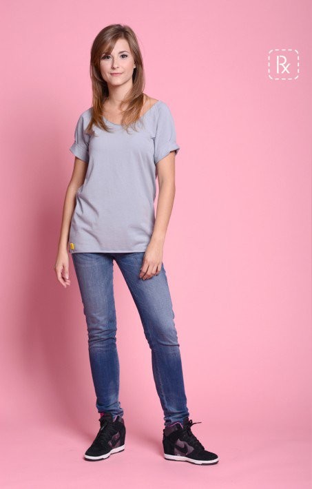 Px 8. POPIELATY T-SHIRT OVERSIZE Paradox