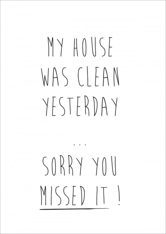 plakaty POSTER - My house ...