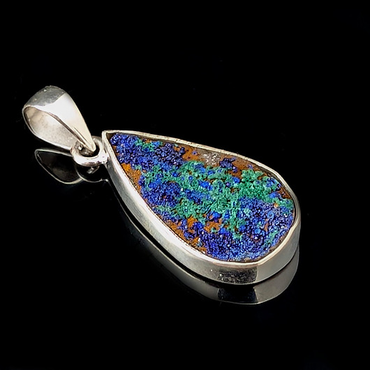 wisiory Rajska kropla azurytu z malachitem