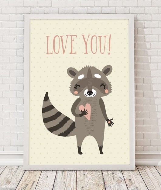 Obrazek A3 - Love You Desihome