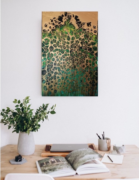 obrazy JESION 40x60 cm Abstrakcja ręcznie malowany