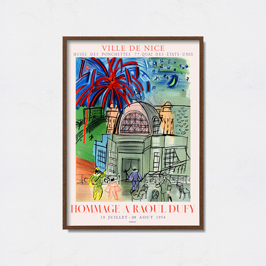 Raoul Dufy plakat do wystawy Pas De LArt