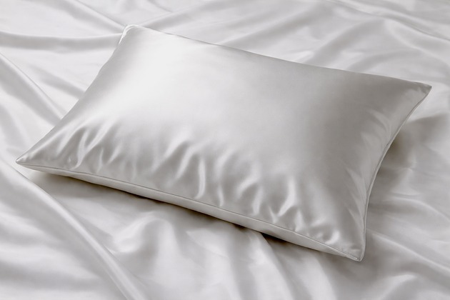 pościel Jedwabna poszewka na poduszkę biała satynowa