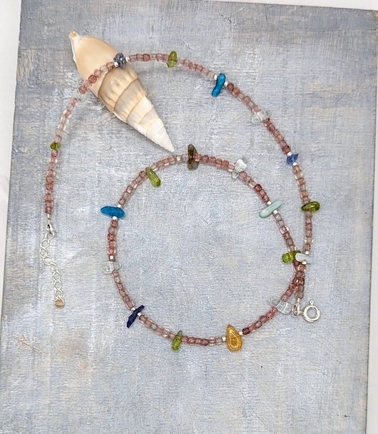 srebrne naszyjniki Koralowe rafy, naszyjnik