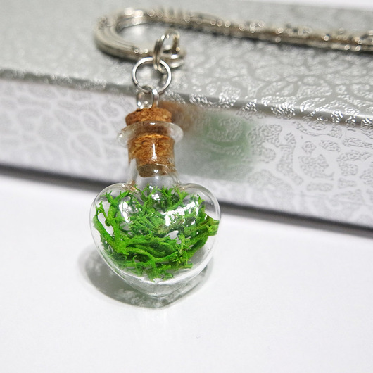 zakładki do książek Zakładka do książki - Mech - serce