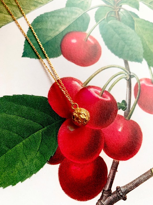 złote naszyjniki OSTATNIE SZTUKI- Naszyjnik Checker- Kolekcja 70's vibe - kulka