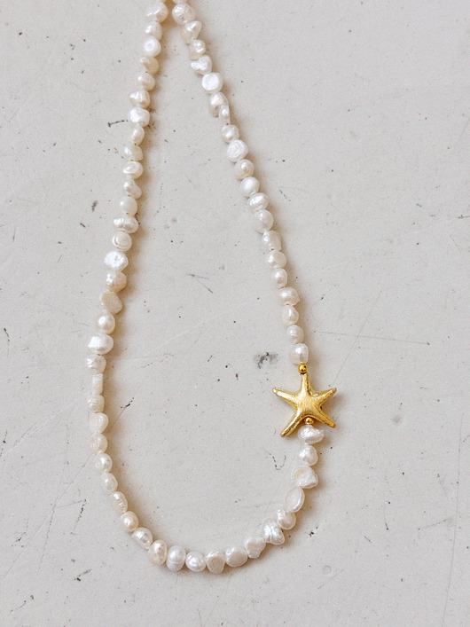 złote naszyjniki Naszyjnik z pereł naturalnych gwiazda