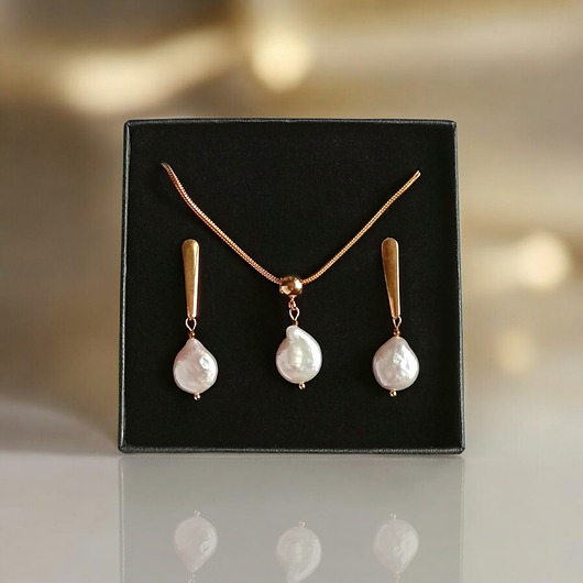 komplet biżuterii RAZEM TANIEJ! komplet z białych pereł : wyjątkowy prezent