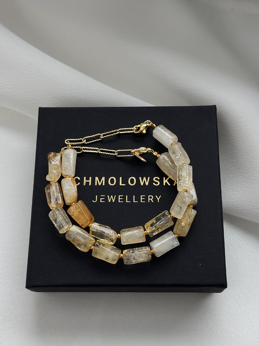 bransoletki z kamieni naturalnych Bransoletka  Cytryn