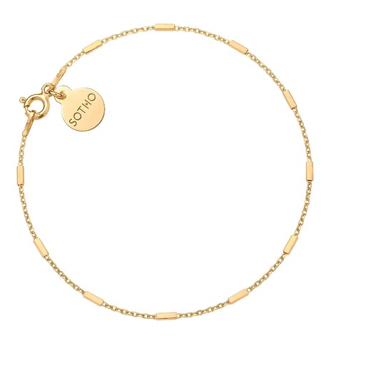 bransoletki złote Złota łańcuszkowa bransoletka