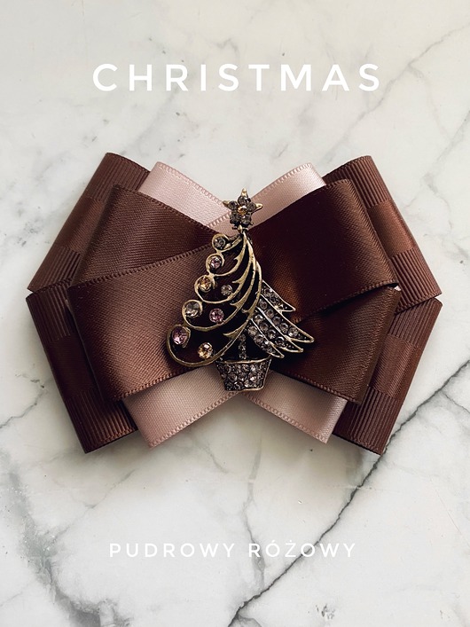 broszki Modowa Brosza z Choinką z kryształkami Mikołajki Święta