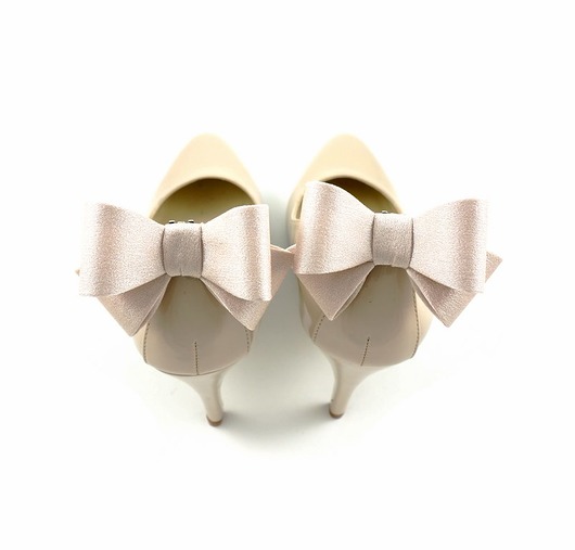 NEW! Klipsy do butów -Kokardki 3D Lovely Mocca Coquet