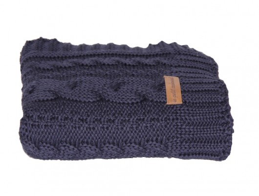 Kocyk bawełniany NAVY Le petit cochonnet