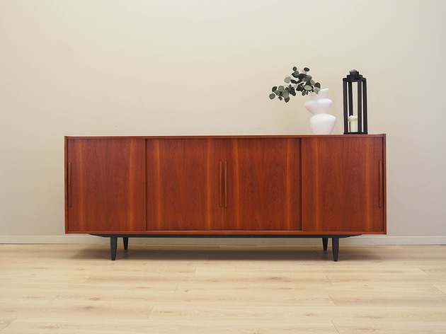komody Sideboard tekowy, duński design, lata 70, produkcja: Dania