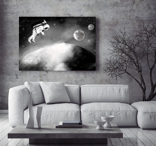 Mikrokosmos - plakat autorski Kreska