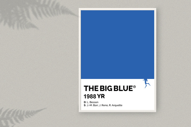 plakaty THE BIG BLUE. PLAKAT, FILM, KOLOR . 50X70CM