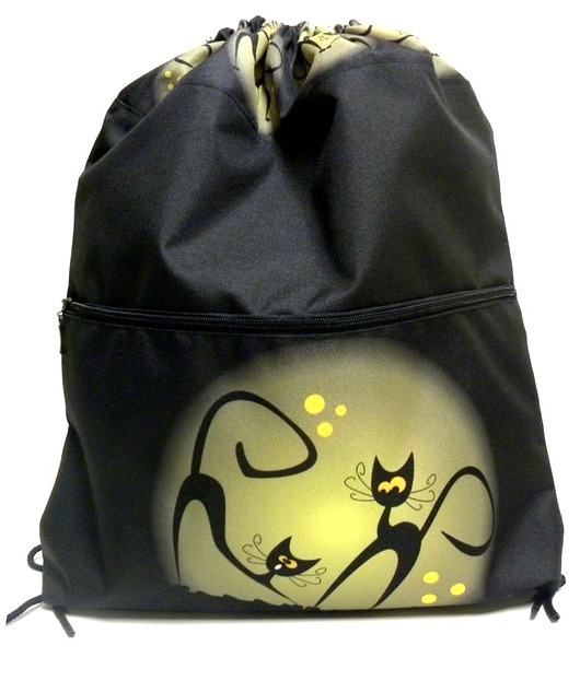 Plecako-worek z autorskim motywem Gaul Designs