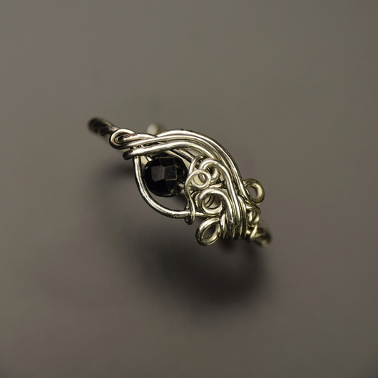 pierścionki - różne Pierścionek turmalin wire wrapping