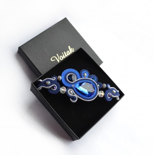 Bransole 0064 Le bleu d'Anna.  Voitak Sutasz
