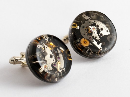 DOSTAWA 24h - SPINKI MECHANICAL BLACK DROBINY CZASU