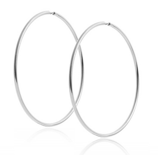 Kolczyki duże koła - srebro 925 Coccola JEWELLERY
