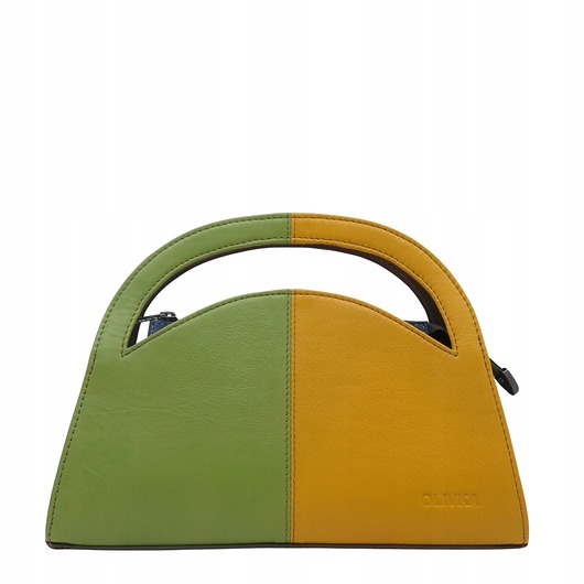 torby na ramię Torebka skórzana do ręki i na ramię dwustronna skórzana oryginalna OLIVKA