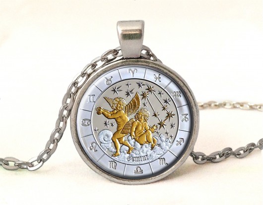 Medalion Bliźnięta - znaki zodiaku EGGinEGG