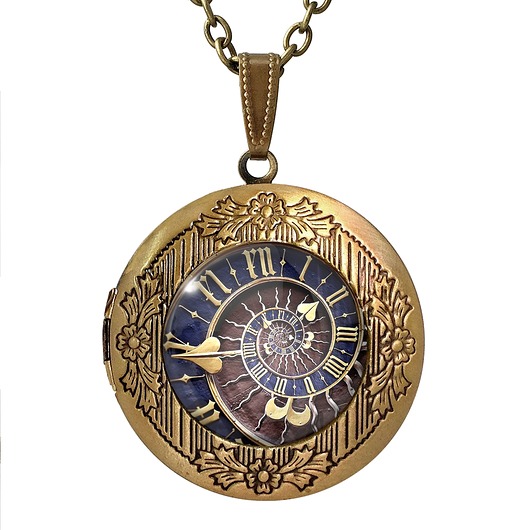 Sekretnik Medalion Steampunk -0350 EGGinEGG