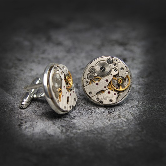 Mankietówki steampunk Flato Djenka