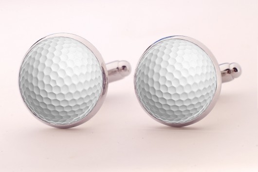 Spinki do mankietów PIŁKA GOLFOWA EGGinEGG