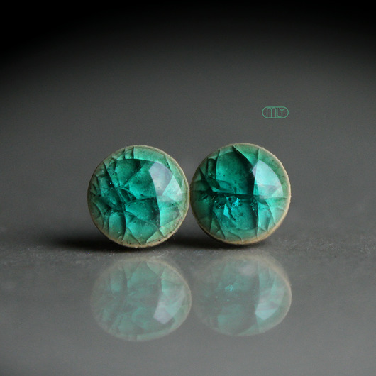 Małe Spękane 6mm/stal chirurgiczna/ Magda Łysiak