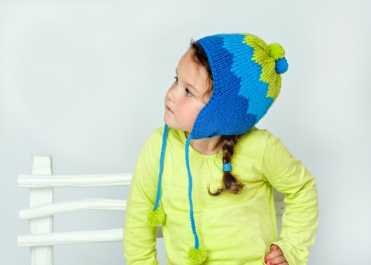 Radosna czapka - uszatka dla dzieci Handymadegirl