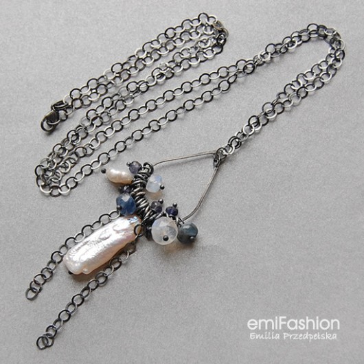 Promocja - Perły,Kyanit,K... księżycowy,Iolit MAREMI Jewelry