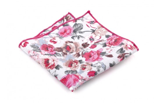 poszetka ALMAZAN kwiaty HisOutfit