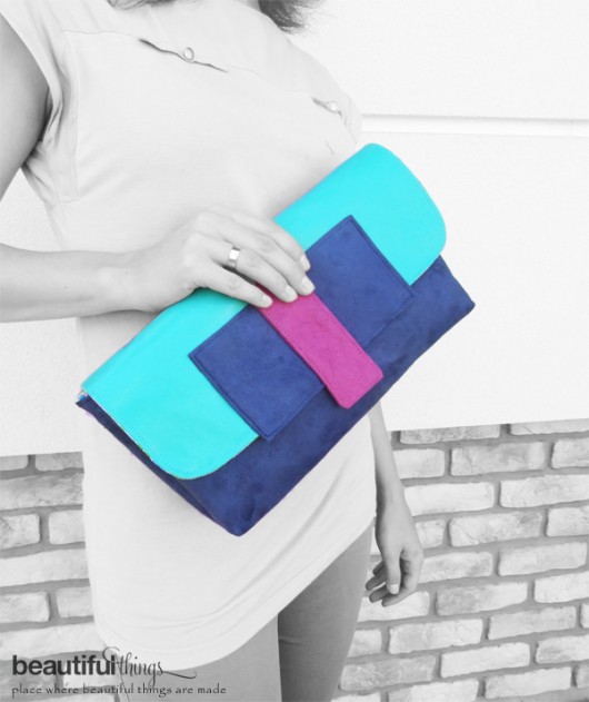 Wiosenny szał navy blue+mint_midi beautifulthings