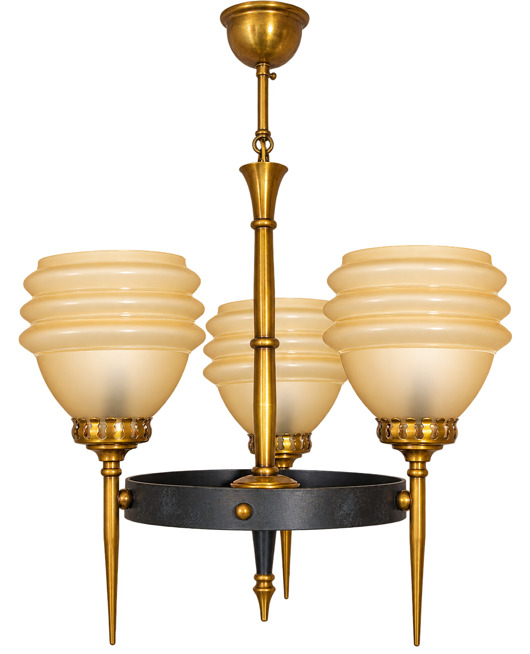 lampy wiszące Żyrandol vintage z lat 60., Mid-Century Modern