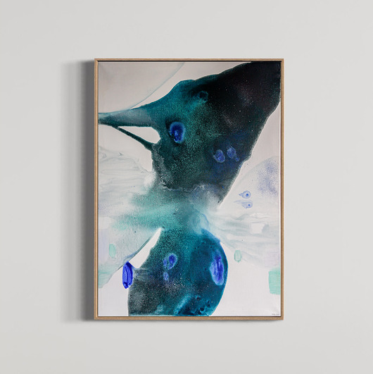 obrazy Obraz Abstrakcja 'obłok molekularny' akryl 50x70