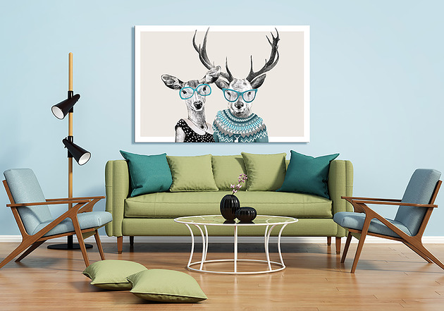 obrazy OBRAZ NA PŁÓTNIE - Razem, ale po swojemu120x80cm